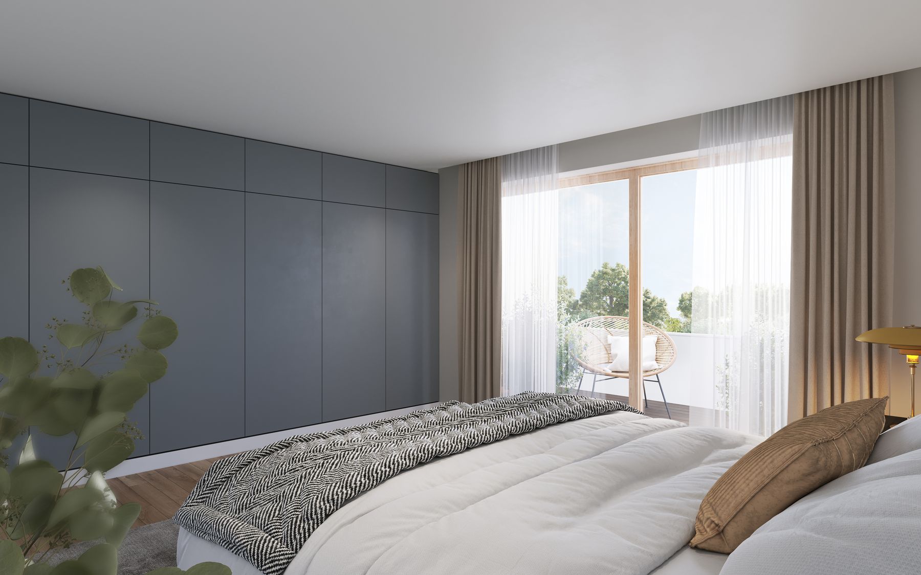 Schlafzimmer 5-Zimmer-Wohnung