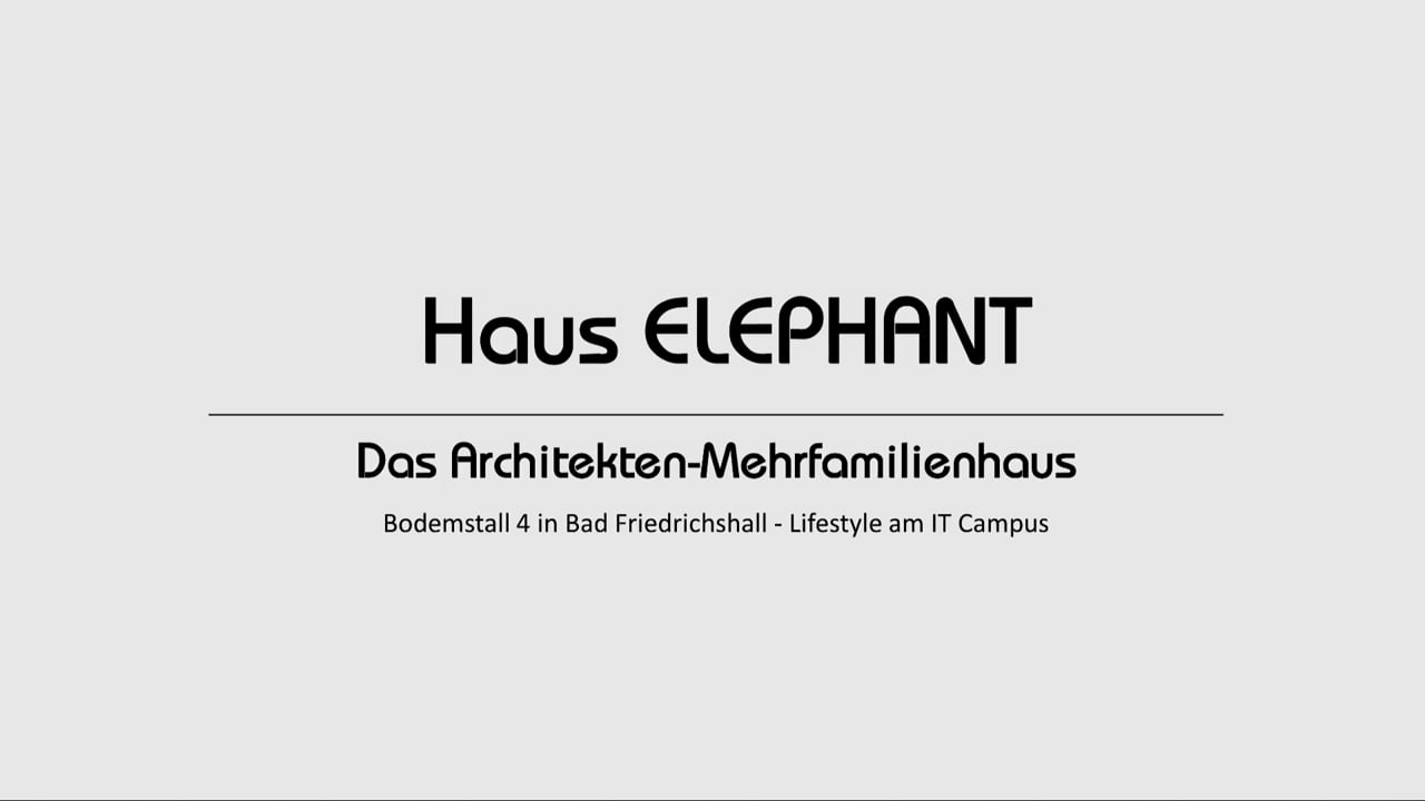 Vorschaubild: Haus ELEPHANT! – das Architekten-Mehrfamilienhaus!