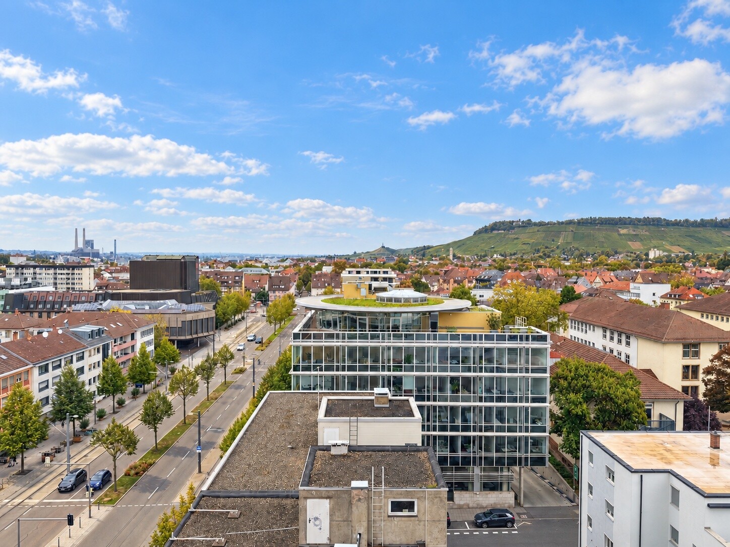 Aussicht v Warteraum_