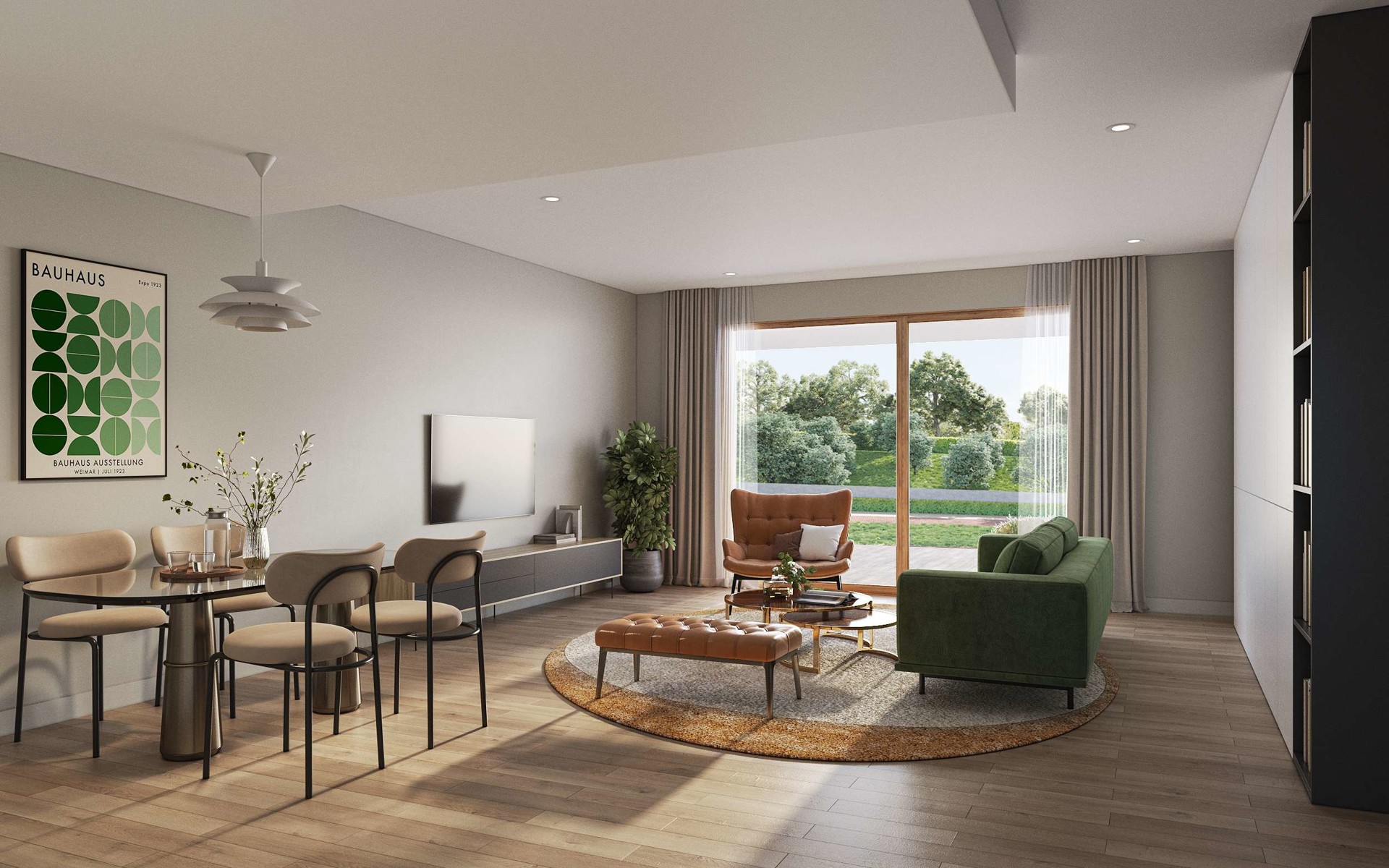2,5-Zimmer-Wohnung mit 25 m² Terrasse & Blick ins Grüne | HAUS ELEPHANT